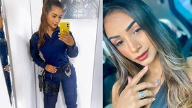 Bruna (23) je žena mnoha talentů: studuje právo, pracuje jako policistka a k tomu je úspěšná modelka.