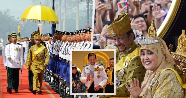 Přepych jak v pohádce: Brunejský sultán vlastní majetek v ceně jednoho bilionu korun!