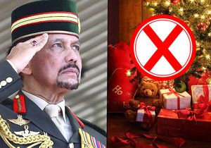 Brunejský sultán zakázal slavení Vánoc.