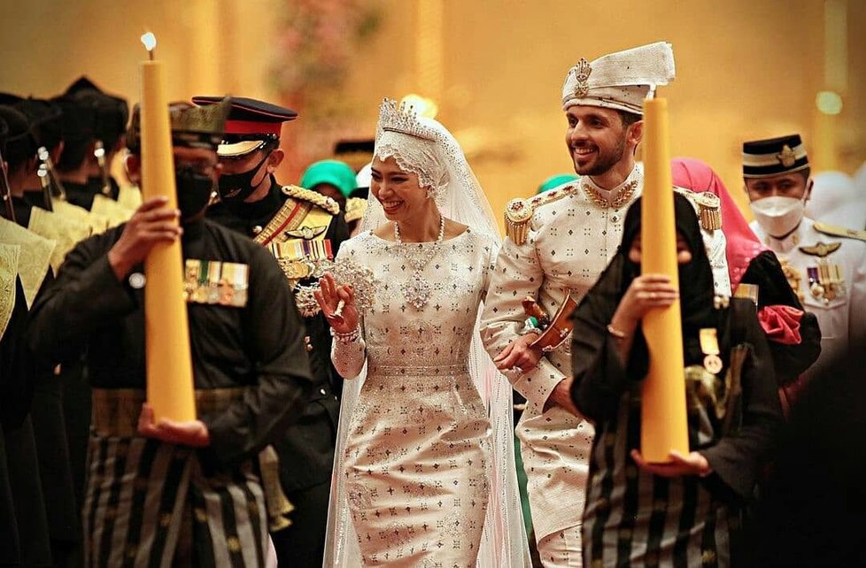 Brunejský sultán vdával svou dceru.