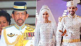 Brunejský sultán provdal dceru za neurozeného cizince: Hodovali 7 dní!