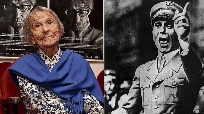 Brunhilde Pomselová, sekretářka Josepha Goebbelse, zemřela ve věku 106 let
