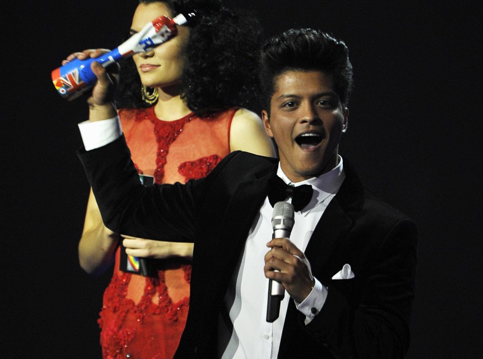 Bruno Mars se radoval z ceny