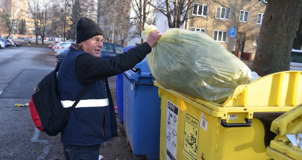 Miroslav z Bruntálu odpad poctivě třídí. I jeho přes to od letoška postihne masivní zdražení.