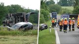 Drsná nehoda na Bruntálsku: Motorkář zemřel po srážce s náklaďákem!