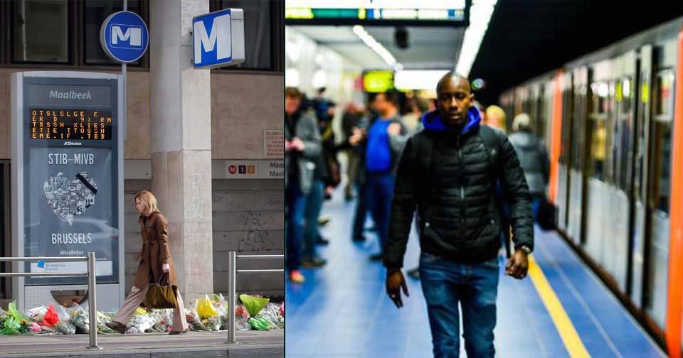 Zde vraždil islamista: V Bruselu je opět otevřena stanice metra.