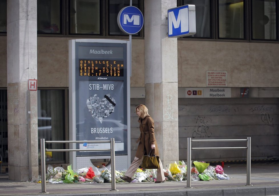 Zde vraždil islamista: V Bruselu je opět otevřena stanice metra.