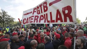 Tisíce lidí protestovaly v Belgii proti hospodářské politice.