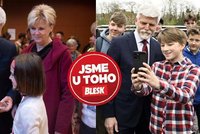 Pavel s první dámou Evou v Bruselu: Na roztrhání mezi žáky a s davem hostů v Pražském domě