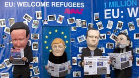 Aktivisté si vzali na paškál unijní lídry kvůli uprchlické krizi.