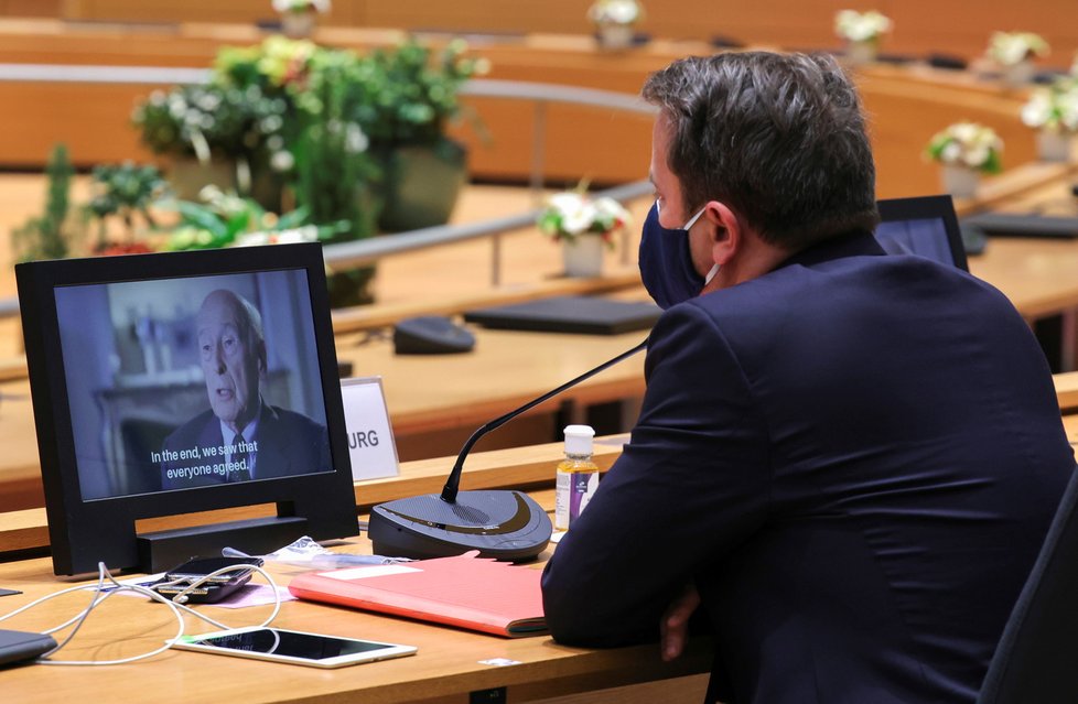Summit EU: Lucemburský premiér Xavier Bettel, (10.12.2020).