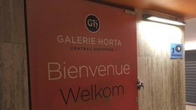 Galerie Horta na bruselském hlavním nádraží zeje prázdnotou.