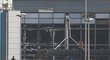 Bruselské letiště po explozi, která zřejmě zabila více než deset lidí