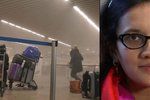28letá Sneha Mehta přežila útok na letišti v Bruselu.