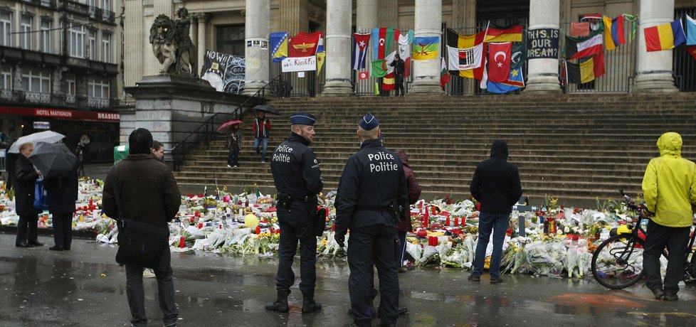 Vzpomínka na teroristické útoky v Bruselu