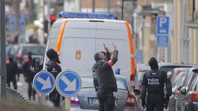 Další policejní razie poblíž Bruselu