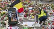 Uctění památky obětí teroristických útoků v Bruselu