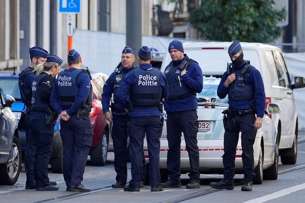 Brusel po ozbrojeném útoku islámského radikála (17.10.2023)