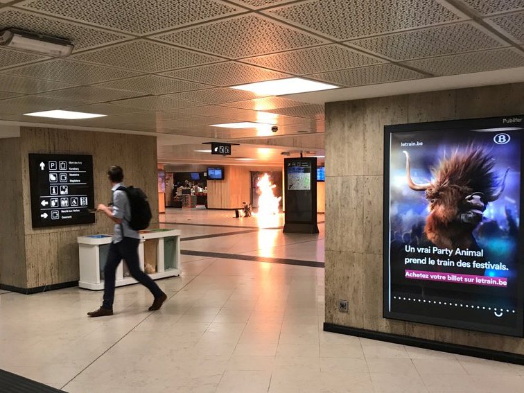 Brusel 21. června (ČTK) - Podezřelý z pokusu o atentát na bruselském centrálním nádraží zemřel.