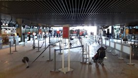 Obraz zkázy: Bruselské letiště Zaventem dva dny po teroristických útocích