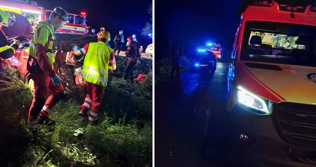 Dívka (14) zahynula při noční nehodě v Brušperku na Frýdecko-Místecku.