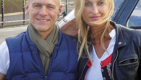 Tereza Maxová s kamarádem, kanadským rockerem Bryanem Adamsem.