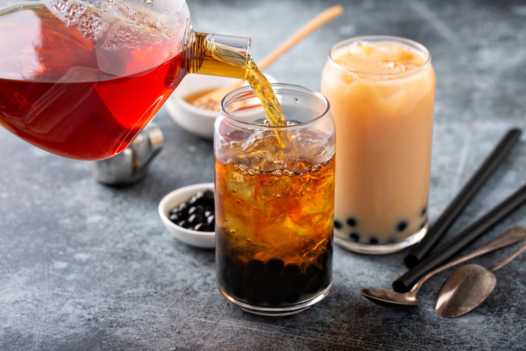 Bubble Tea se dělá s mlékem nebo bez mléka