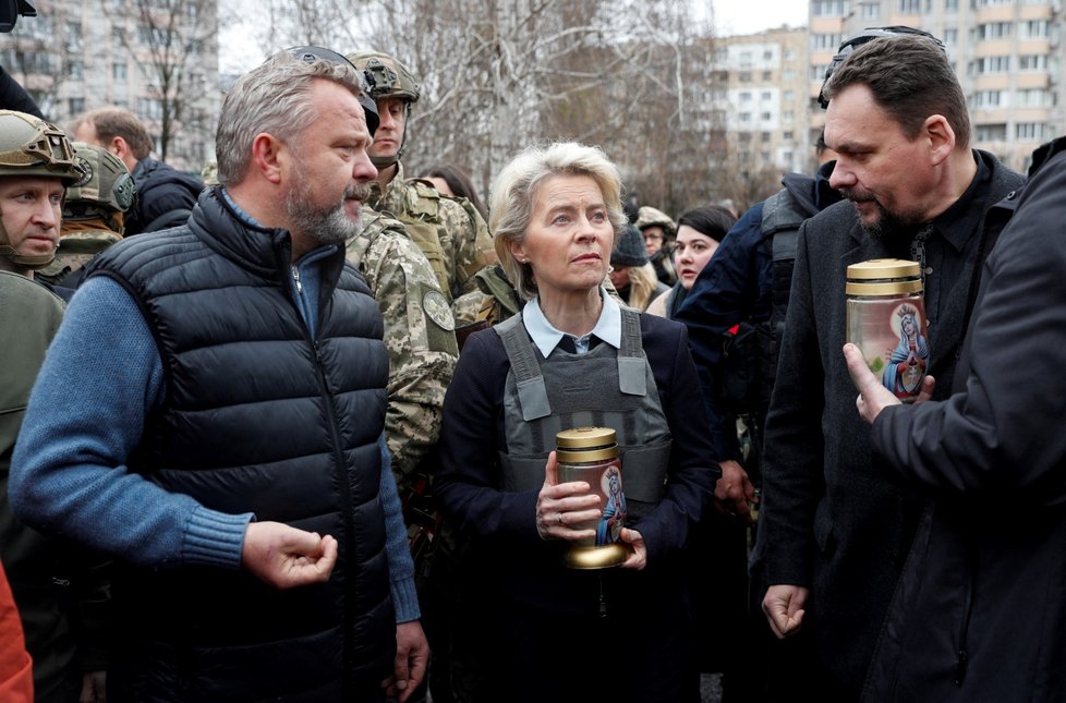 Buča: Starosta Fedoruk provedl šéfku eurokomise von der Leyenovou.