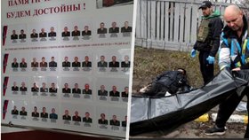 Příslušníci ruské 64. samostatné motostřelecké brigády, kteří měli stát za zvěrstvy v Buči