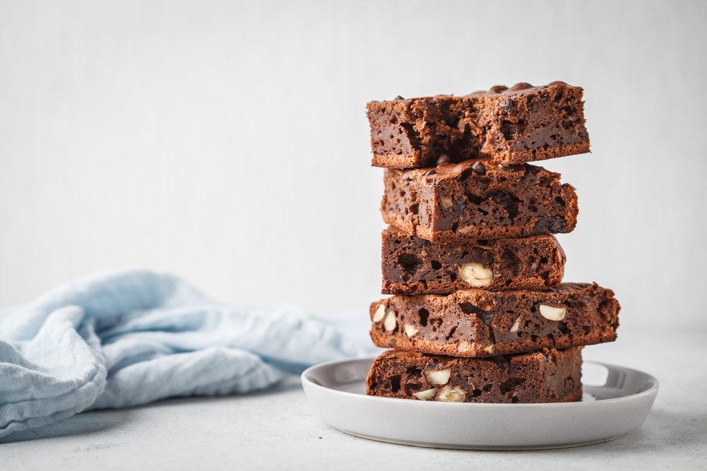 Opravdového čokoholika zase potěšíte extra čokoládovými brownies