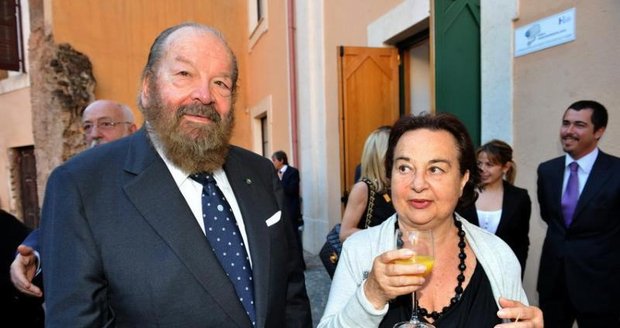 Bud Spencer prožil s Marií Luisou spokojený život.