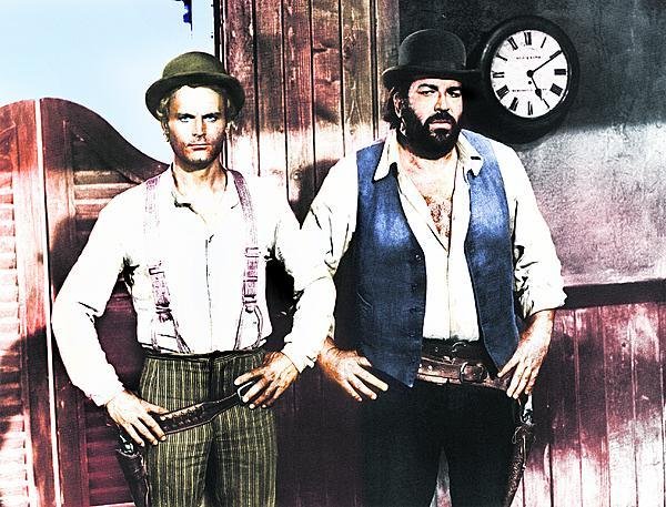 Terence Hill a Bud Spencer. Když se rozlobí, tak jsou zlí!