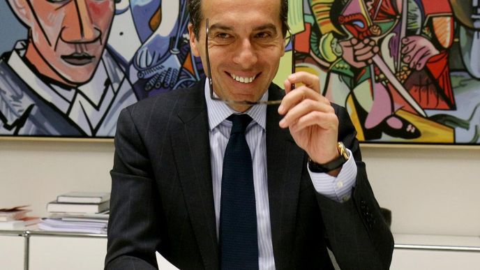 rakouský kancléř Christian Kern