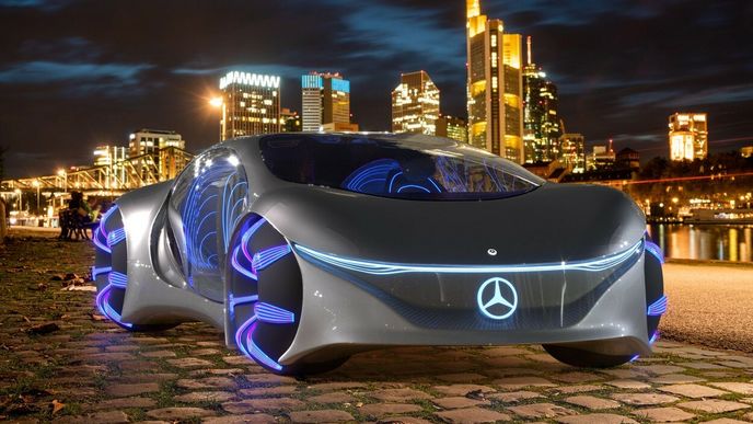 Vizualizace vozu budoucnosti od Mercedes
