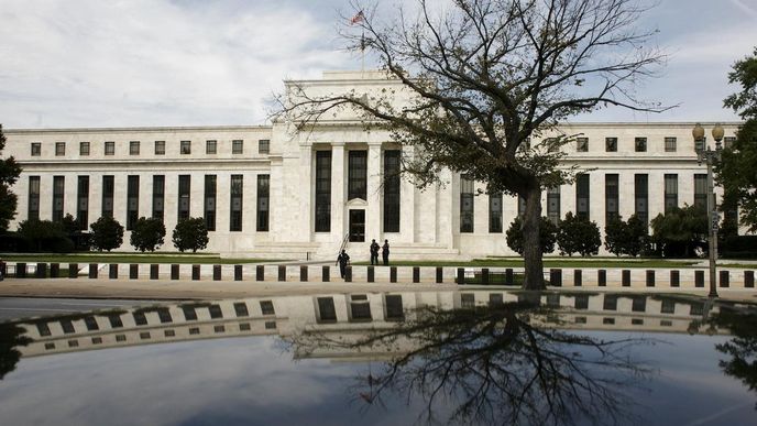 Budova americké centrální banky Fed ve Washingtonu