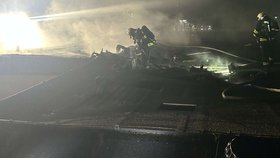 Ve Zlíně hořela střecha střední školy.