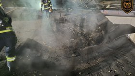 Ve Zlíně hořela střecha střední školy.