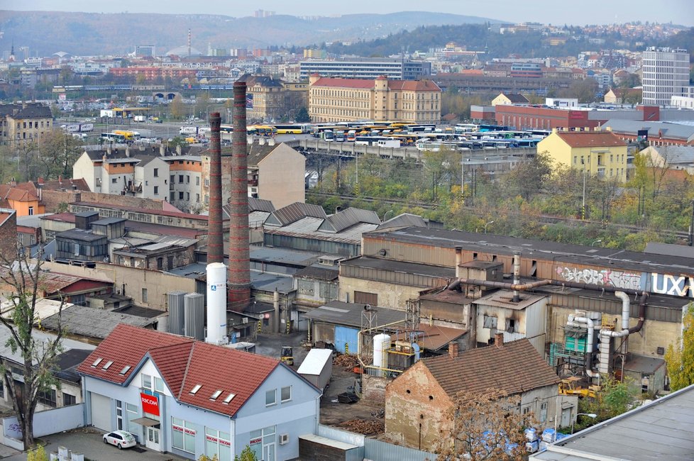 Výhled z nové budovy na celé Brno