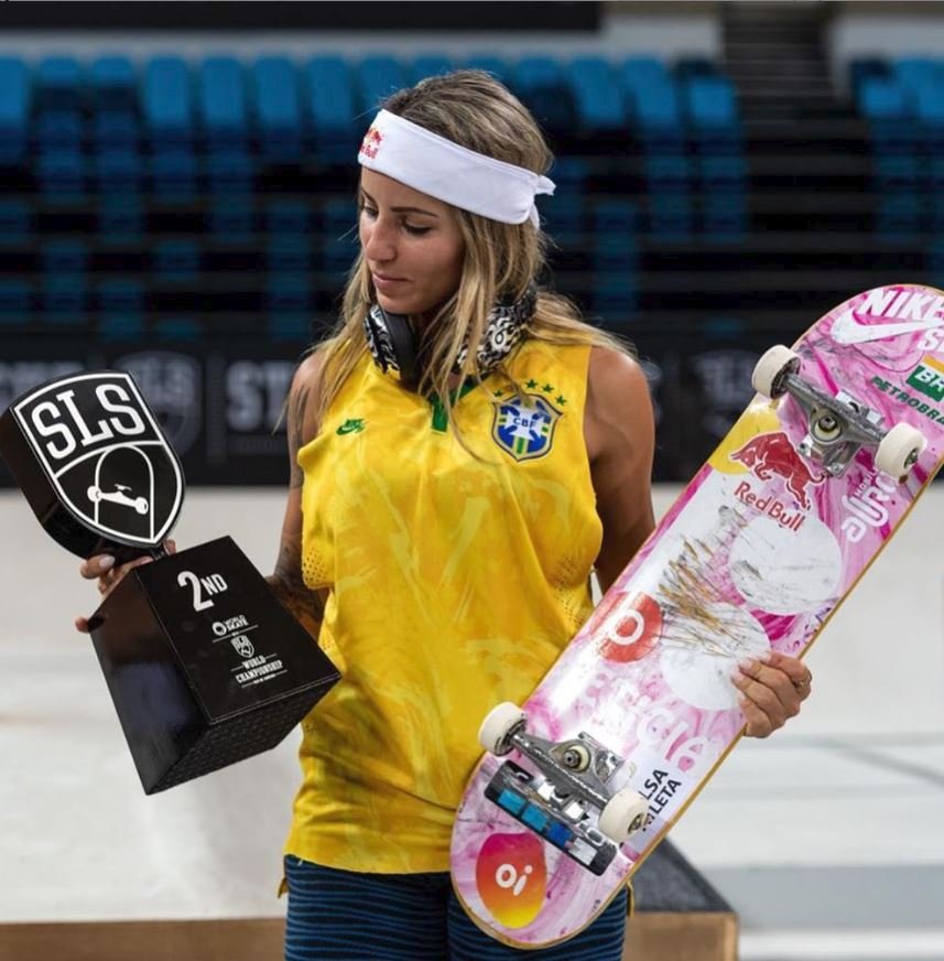 Brazilská skateboardistka Leticia Bufoni