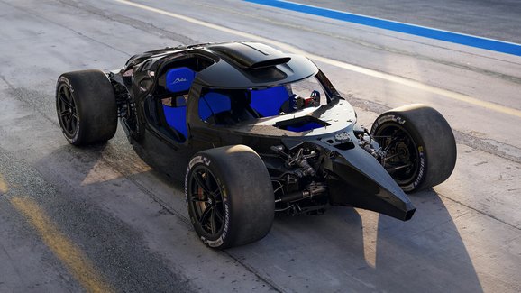 Svlečené Bugatti Bolide: S tímto dokonalým monokokem může závodit v Le Mans
