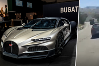 Šokující video nárazu do Bugatti za 100 milionů: Nehoda řidiče vyjde draho