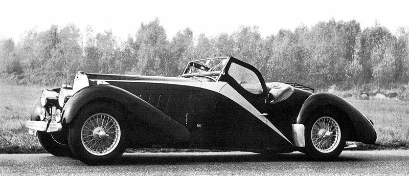 Bugatti Type 57 Grand Raid Roadster by Worblaufen (1935)