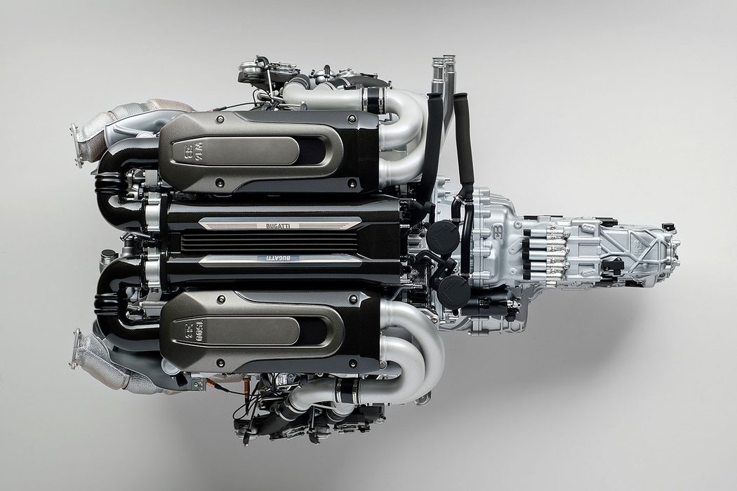 Model motoru Bugatti Chiron