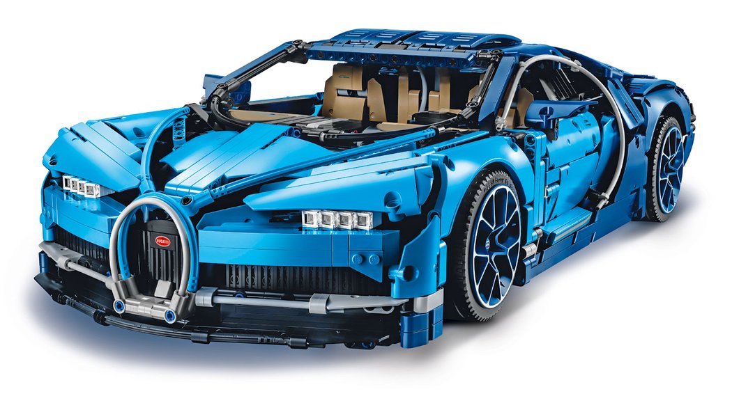 Bugatti Chiron už si můžete postavit z Lega