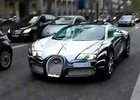 Bugatti Veyron L’Or Blanc jezdil v ulicích Paříže (video)