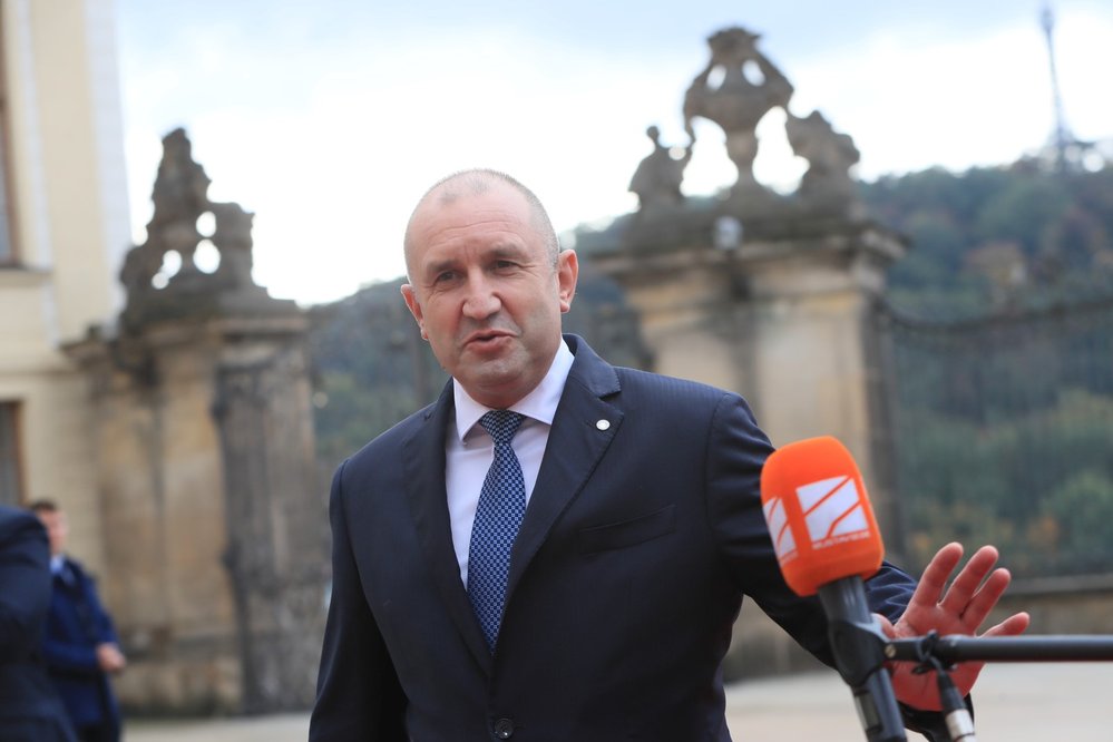 Bulharský prezident Rumen Radev na Pražském hradě