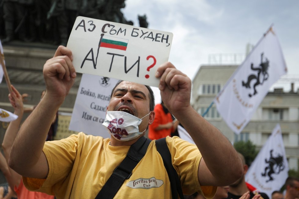 Protesty proti bulharské vládě ve stínu pandemie. (14.5.2020)