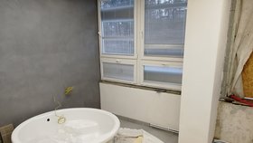 Průběh rekonstrukce nových porodních apartmánů