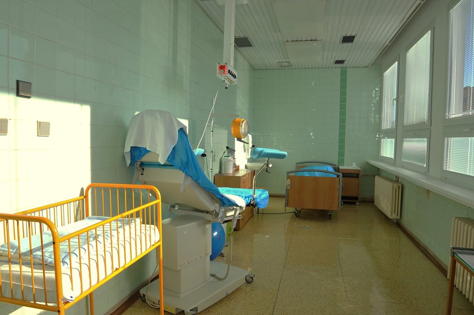 Nezrekonstruované pokoje v nemocnice Na Bulovce