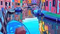 Ostrov Burano, který se nachází sedm kilometrů od Benátek, patří mezi nejbarevnější sídla celého světa.
